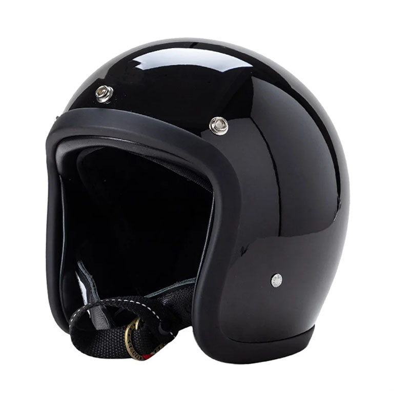 AeroGuard Retro Motorcycle Helmet DOT and ECE Certified | Lersk
