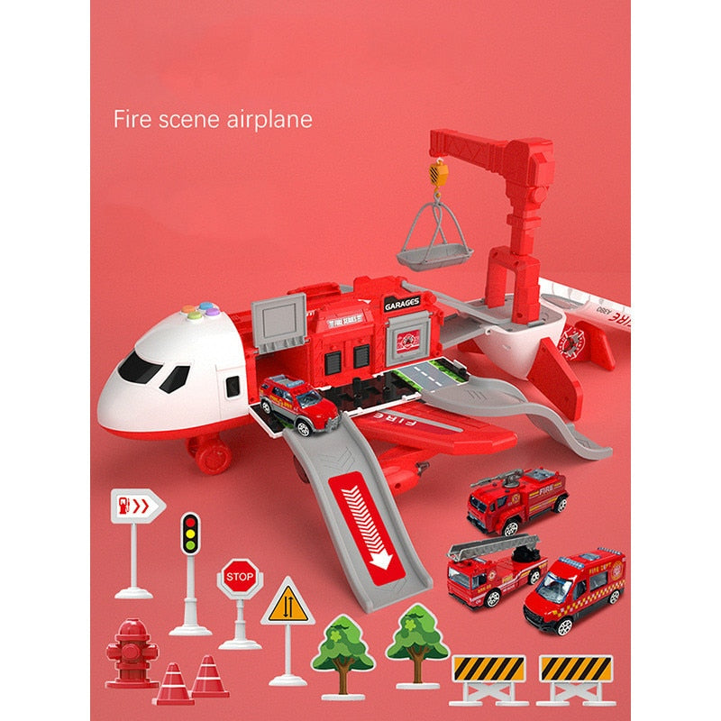 Set de jeu Avion SkyExplorer pour enfants - Ensemble de jeu de rôle et de construction de 20 pièces pour jeunes constructeurs | Lersk