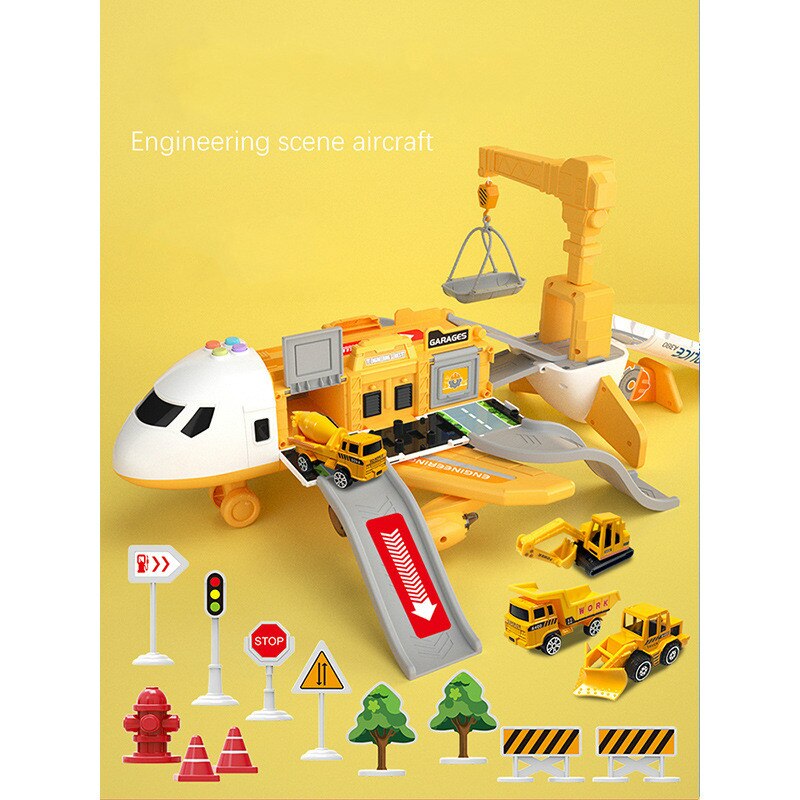 Set de jeu Avion SkyExplorer pour enfants - Ensemble de jeu de rôle et de construction de 20 pièces pour jeunes constructeurs | Lersk