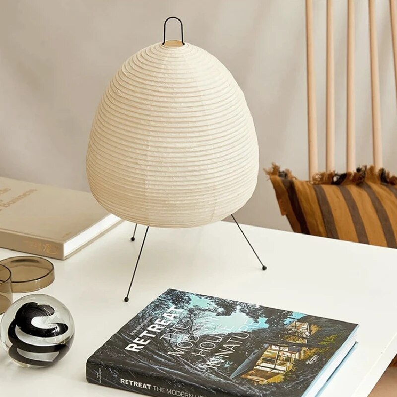 Lumisora Reispapierlampe mit sanftem, atmosphärischem LED-Leuchten | Lersk