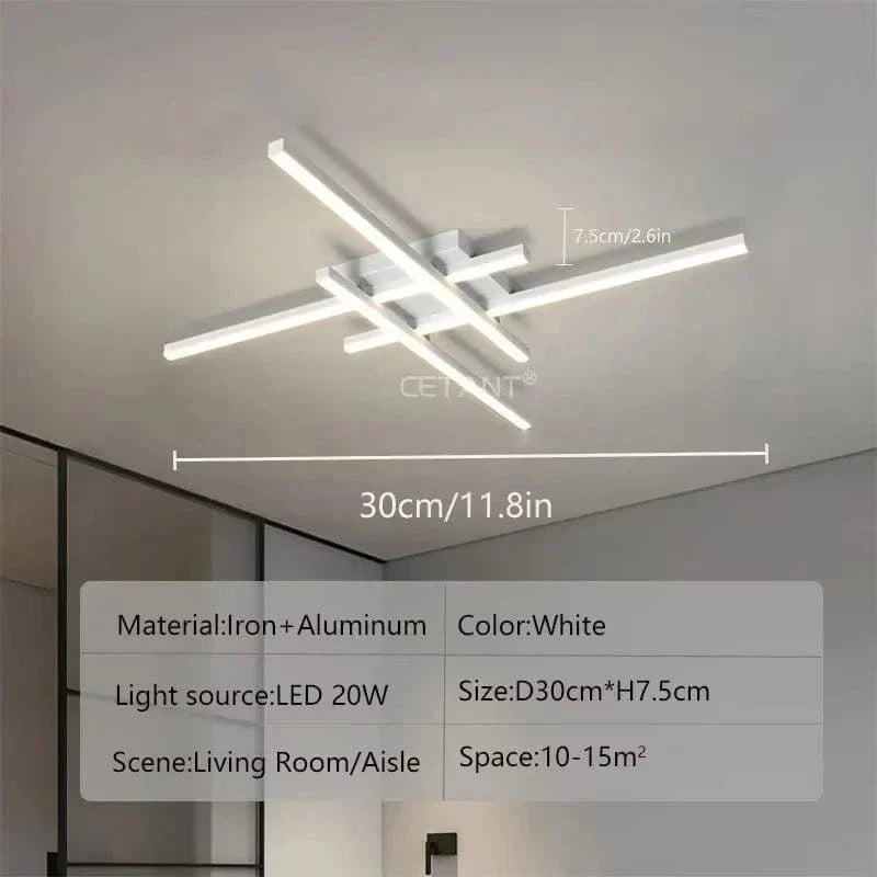 AuroraArc LED Ceiling Light With Soft Glow Energy Saving 30 40 50 cm Diameters