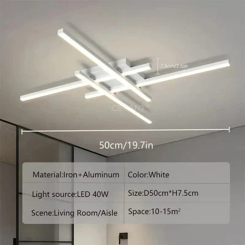 AuroraArc LED Ceiling Light With Soft Glow Energy Saving 30 40 50 cm Diameters