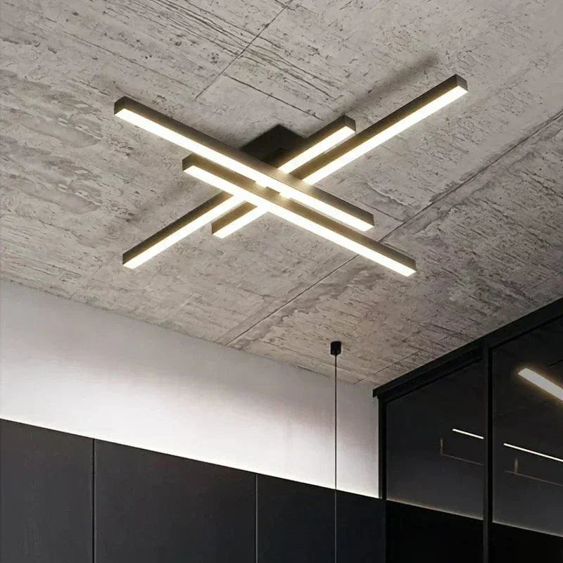 AuroraArc LED loftlampe med blødt skær energibesparende 30 40 50 cm diameter | Lersk