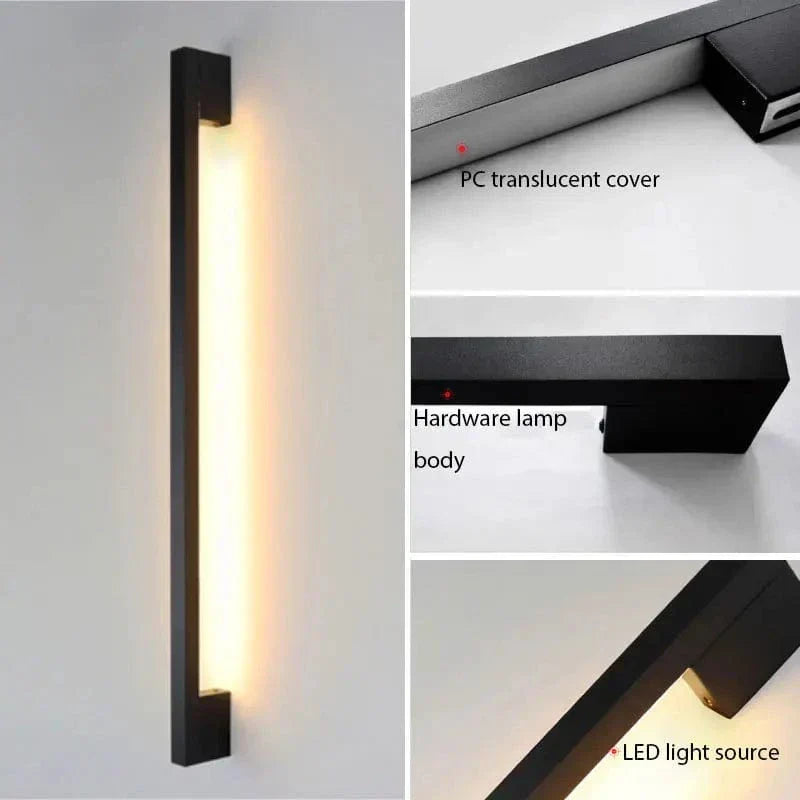 Nexora Slim LED-Wandlampe mit dimmbarem Licht für Wohnzimmer und Schlafzimmer | Lersk