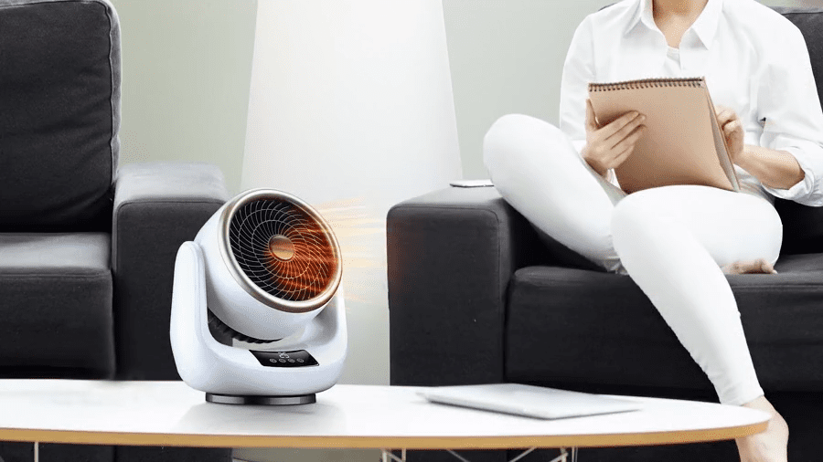 BreezeNova Portable Silent Fan 360 Rotation With Remote | Lersk