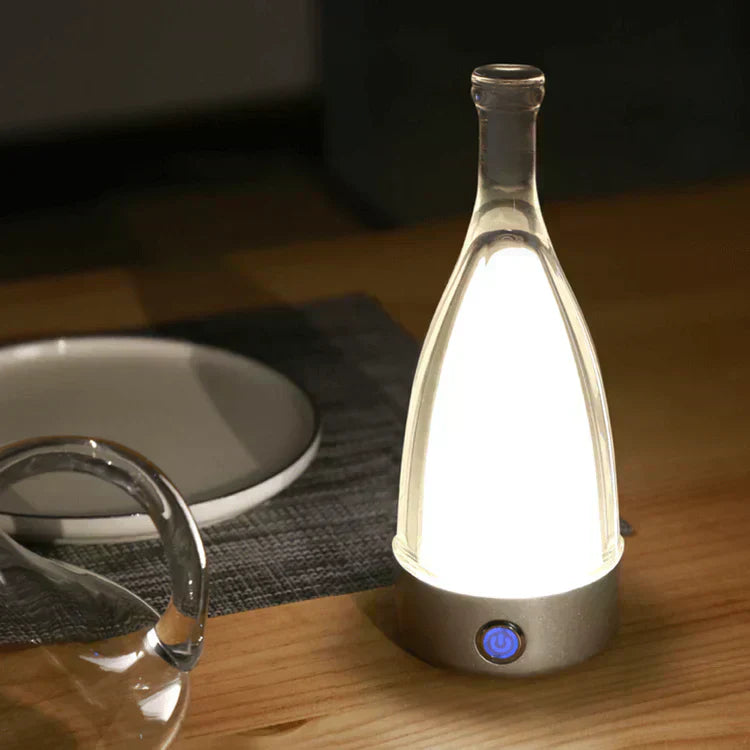 LumaVine Lampada Decorativa Ricaricabile per Bottiglia di Vino Ambiente | Lersk