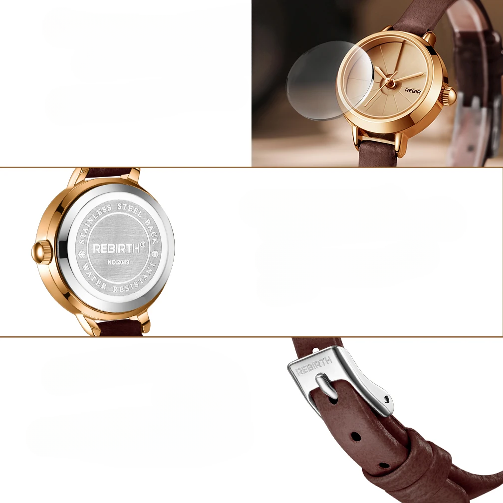 Vintage Mini Leather Timepiece for Women | Lersk