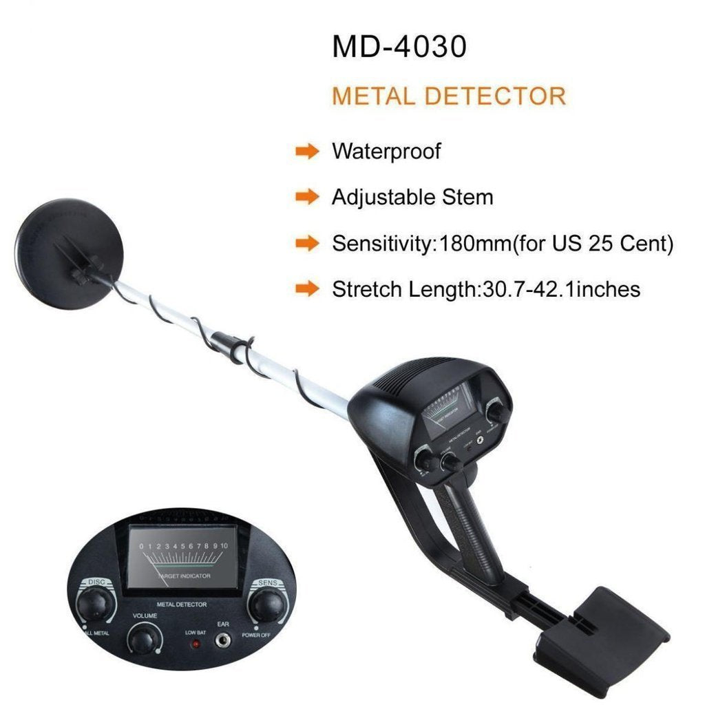 AquaSeek Waterproof Metal Detector for Deep Gold Search | Lersk