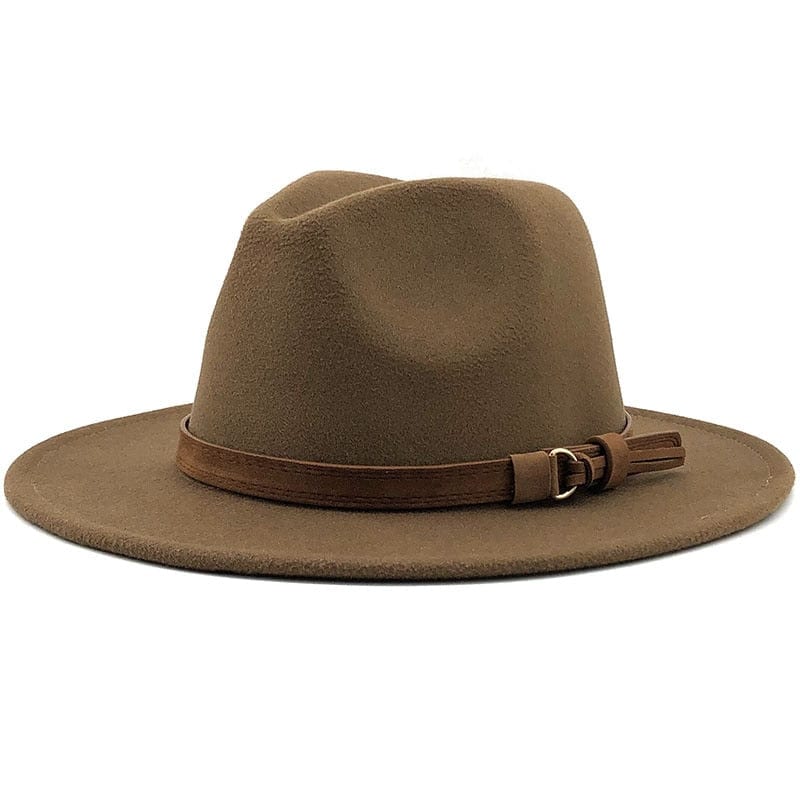 Eridian Fedora klobouk s koženým páskem | Lersk