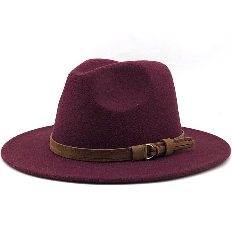 Eridian Fedora klobouk s koženým páskem | Lersk
