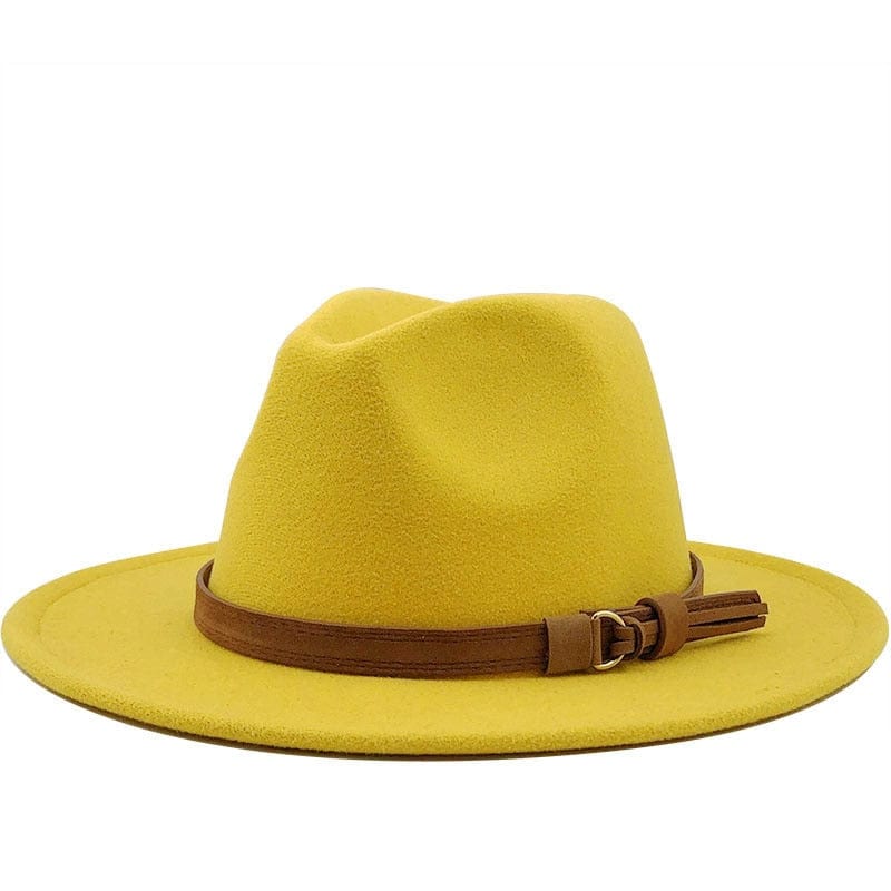 Eridian Fedora klobouk s koženým páskem | Lersk