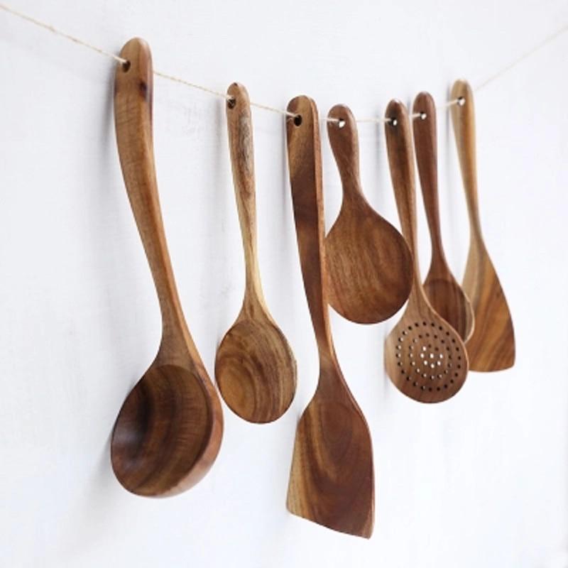 Zestaw przyborów kuchennych Hearthwood Teak | Lersk