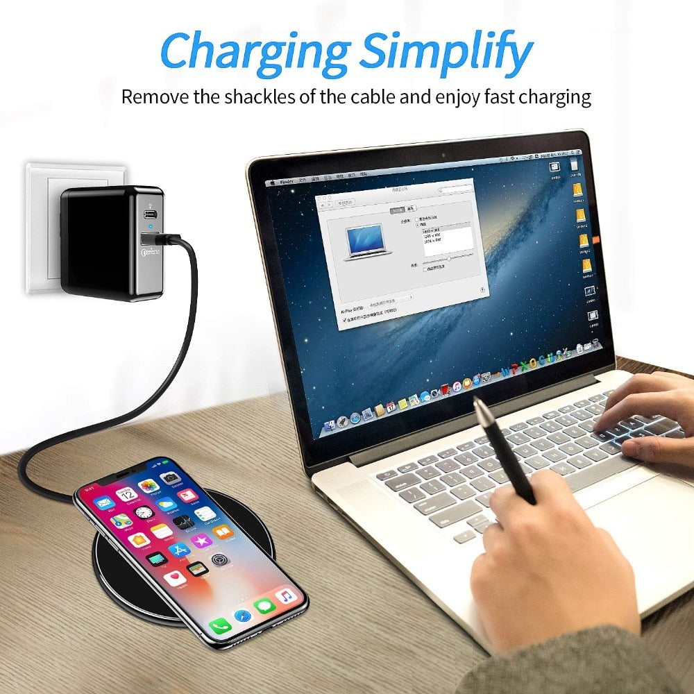 30W Schnelllade-Pad Premium USB-C MagSafe-Ladegerät für Apple iPhone, Samsung und Android | Lersk
