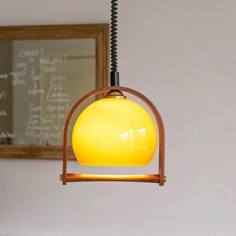 Závěsná lampa Linara Timber | Lustry do jídelny a nad kuchyňské ostrůvky | Lersk