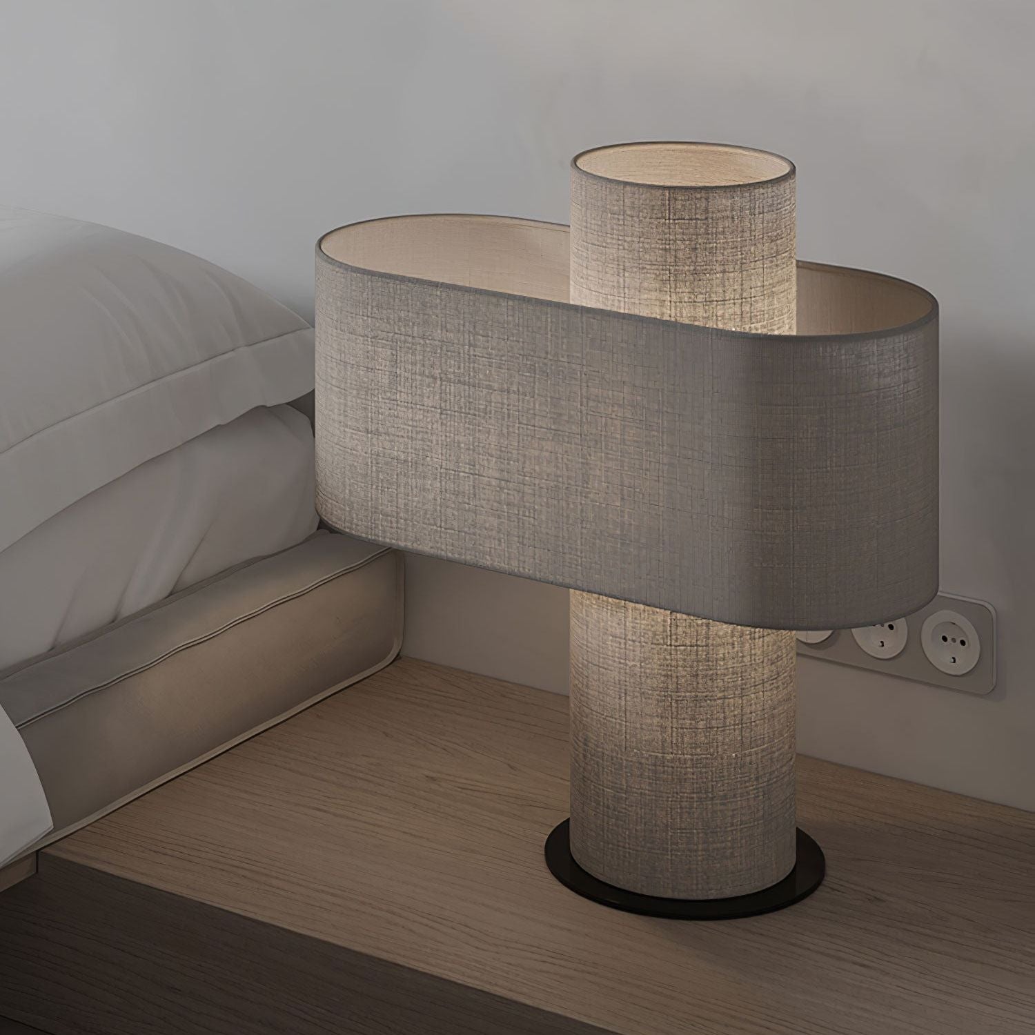Aurelia Glow bordlampe med blødt, varmt stemningslys | Lersk