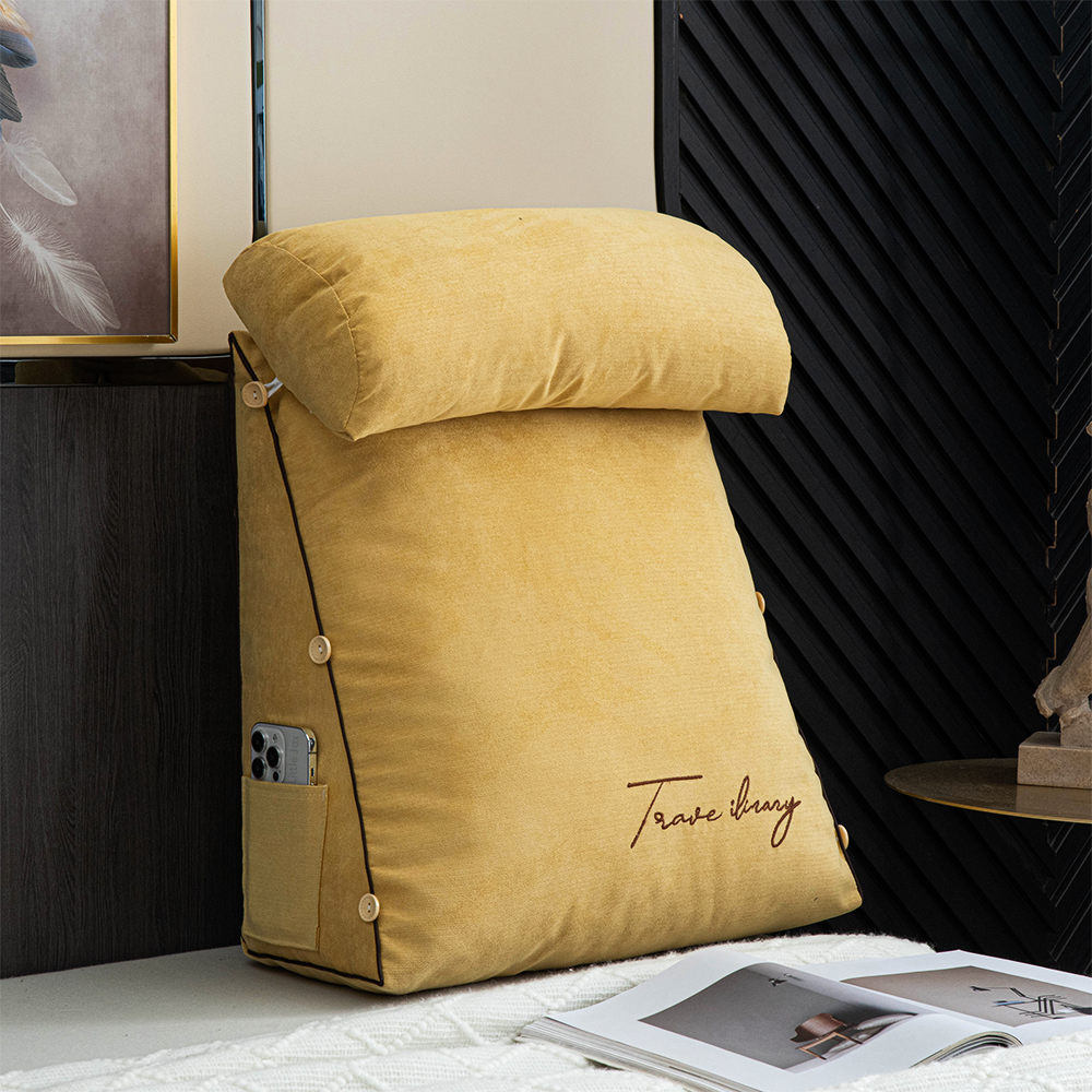 NovaSupport Ergonomic Back Reading Pillow for Bed and Sofa | Lersk