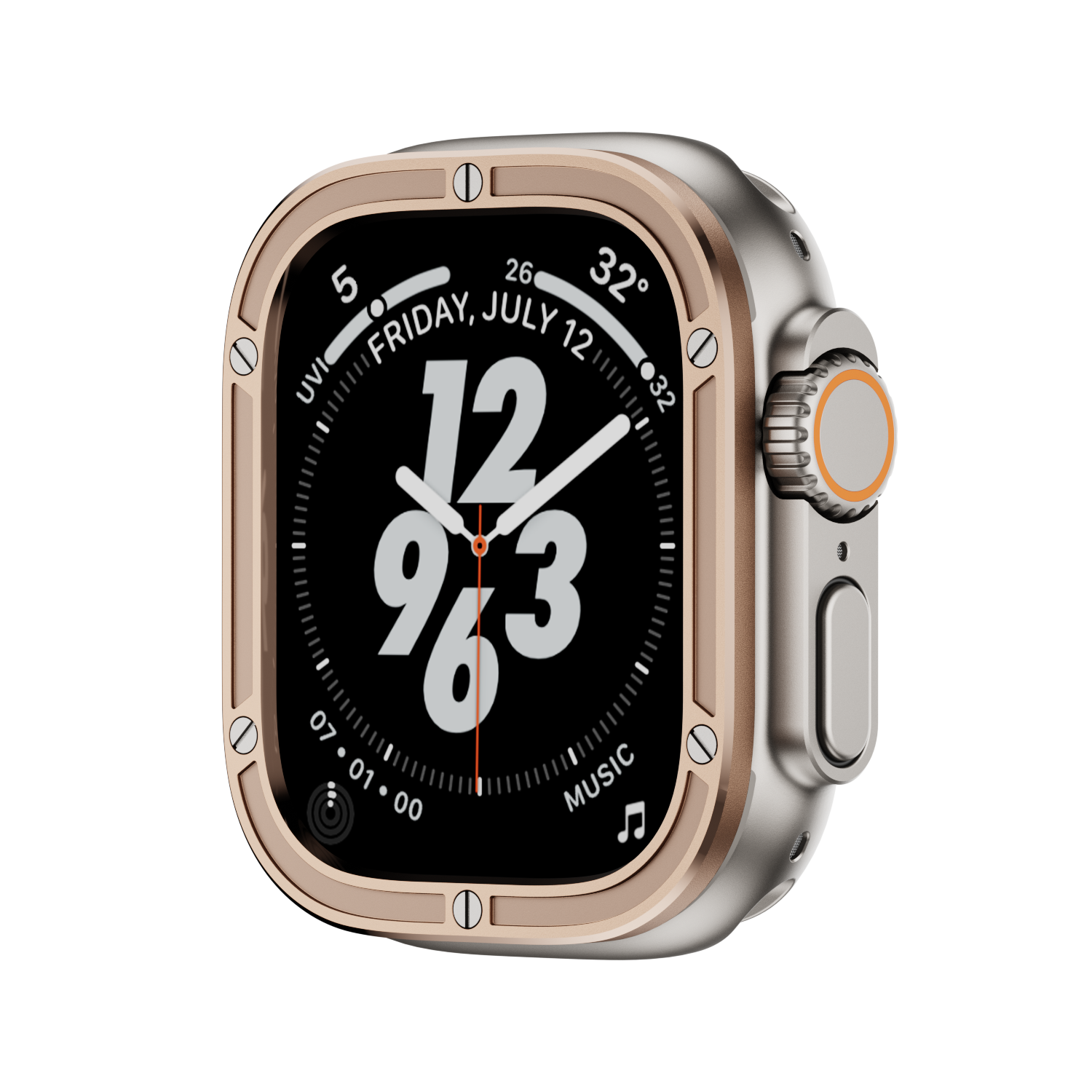 Altara | Ochranný kroužek z oceli proti poškození tlačítek pro Apple Watch Ultra | Lersk