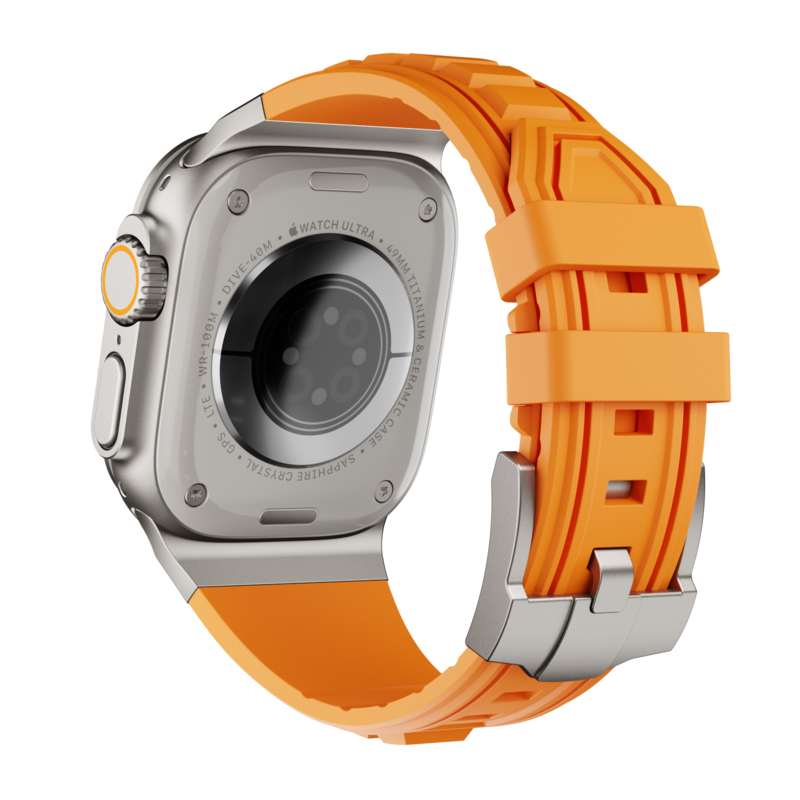 TacFlex | Meget elastisk taktisk silikonerem til Apple Watch | Lersk