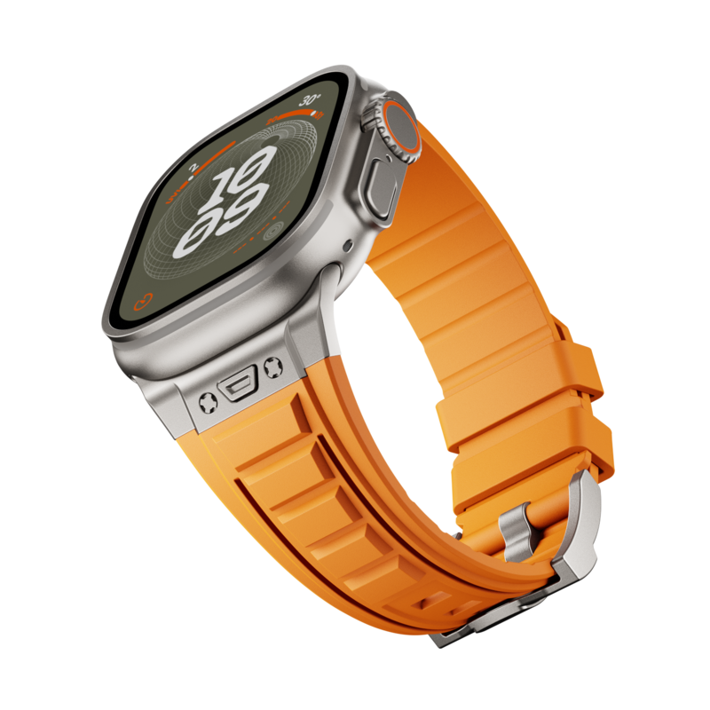 TacFlex | Meget elastisk taktisk silikonerem til Apple Watch | Lersk