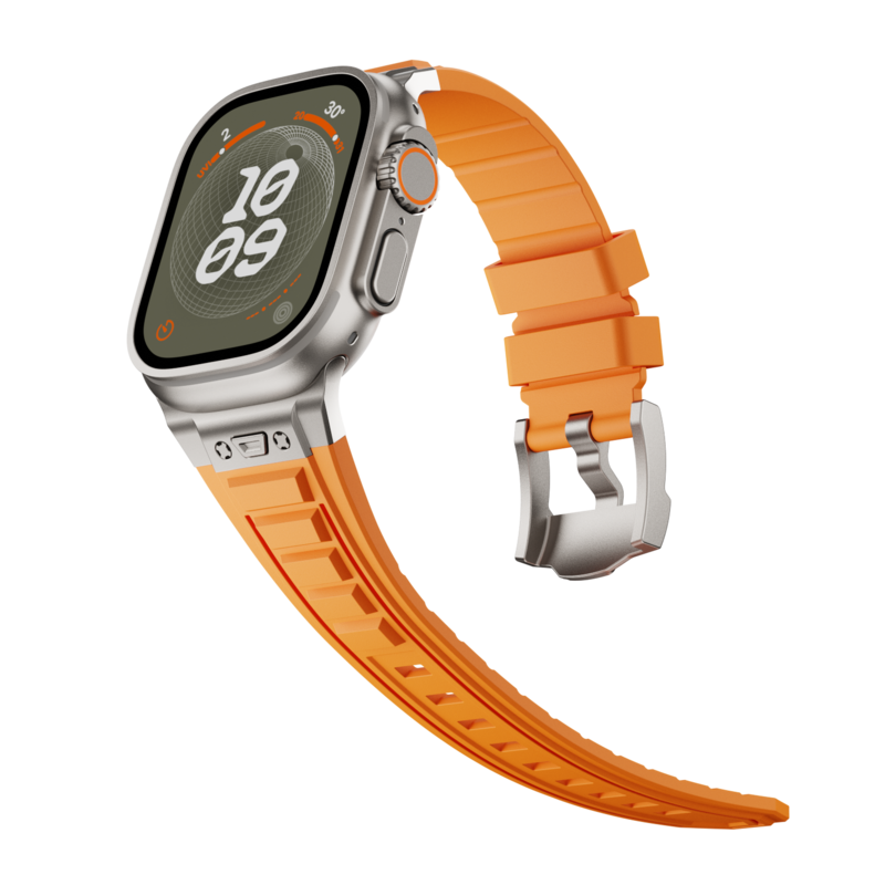 TacFlex | Meget elastisk taktisk silikonerem til Apple Watch | Lersk