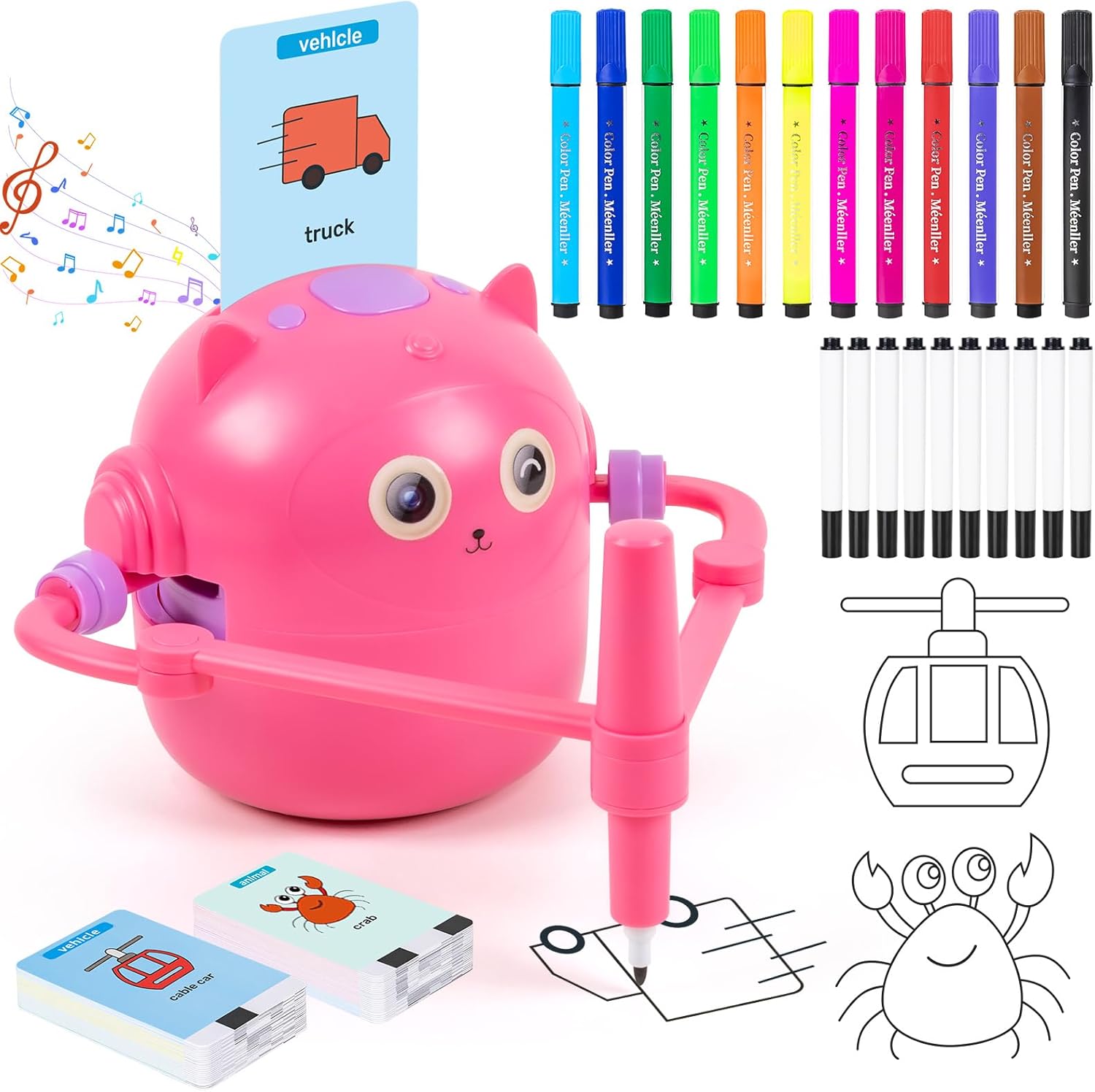 Doodle Bot Kreativ Tegnerobot til Børn | Lersk