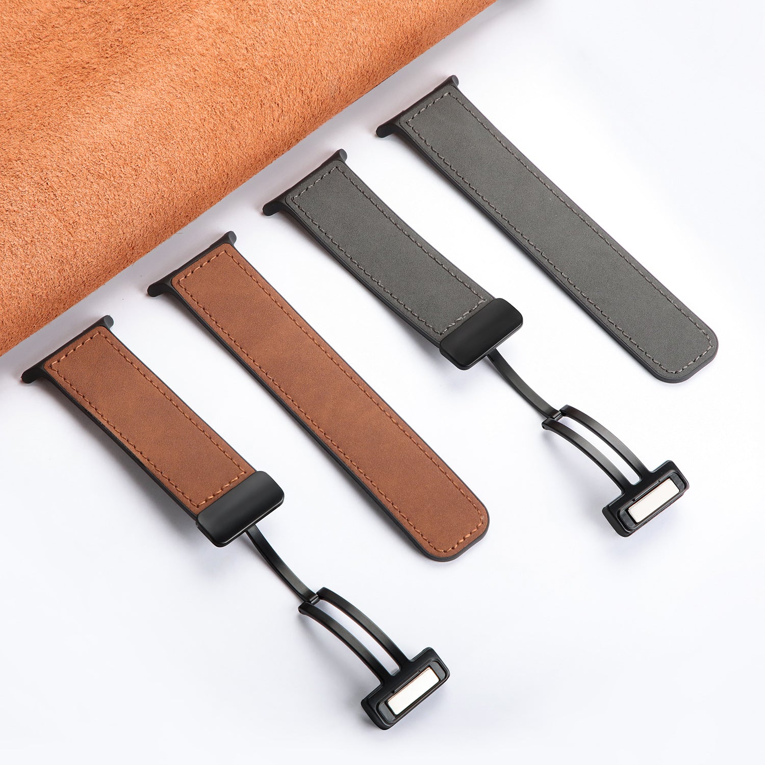 Velora Magnetisches Silikon- und Lederarmband für Samsung Watch Ultra | Lersk