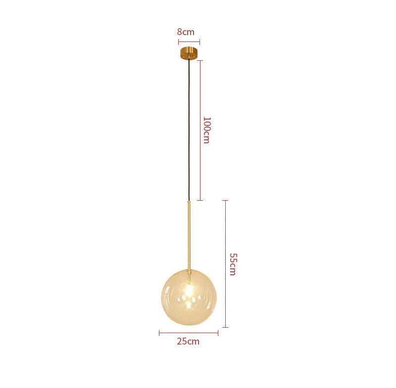 Aurelia Sphere Glass Pendant Light Medieval Inspired | Lersk