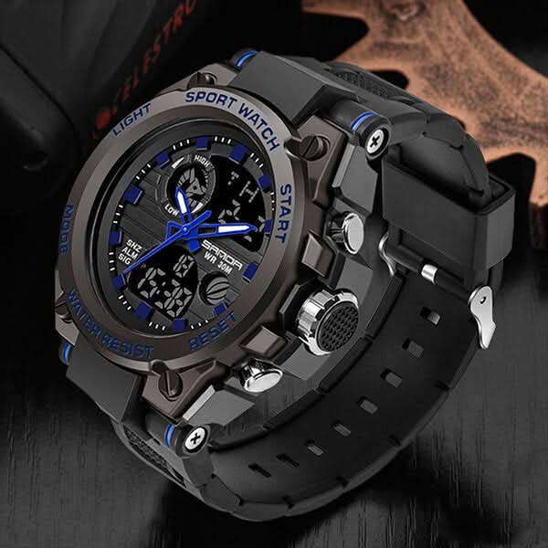 Men's Military Timepiece With Both Analog And Digital Display And Features For Everyday Wear | Lersk