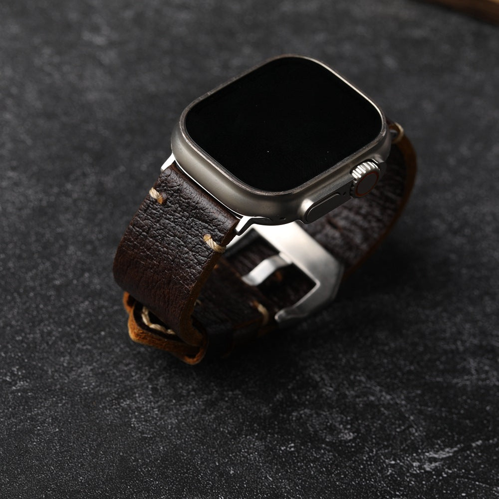 Vintage kožený řemínek Marwell pro Apple Watch | Lersk