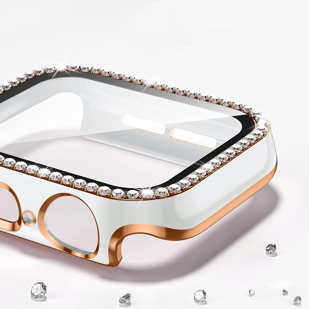 GlimmerGuard pouzdro z tvrzeného skla s kamínky pro Apple Watch | Lersk