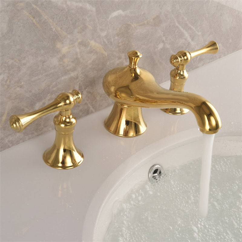 Haverly Antique Three-Hole Widespread Bathroom Faucet | Lersk