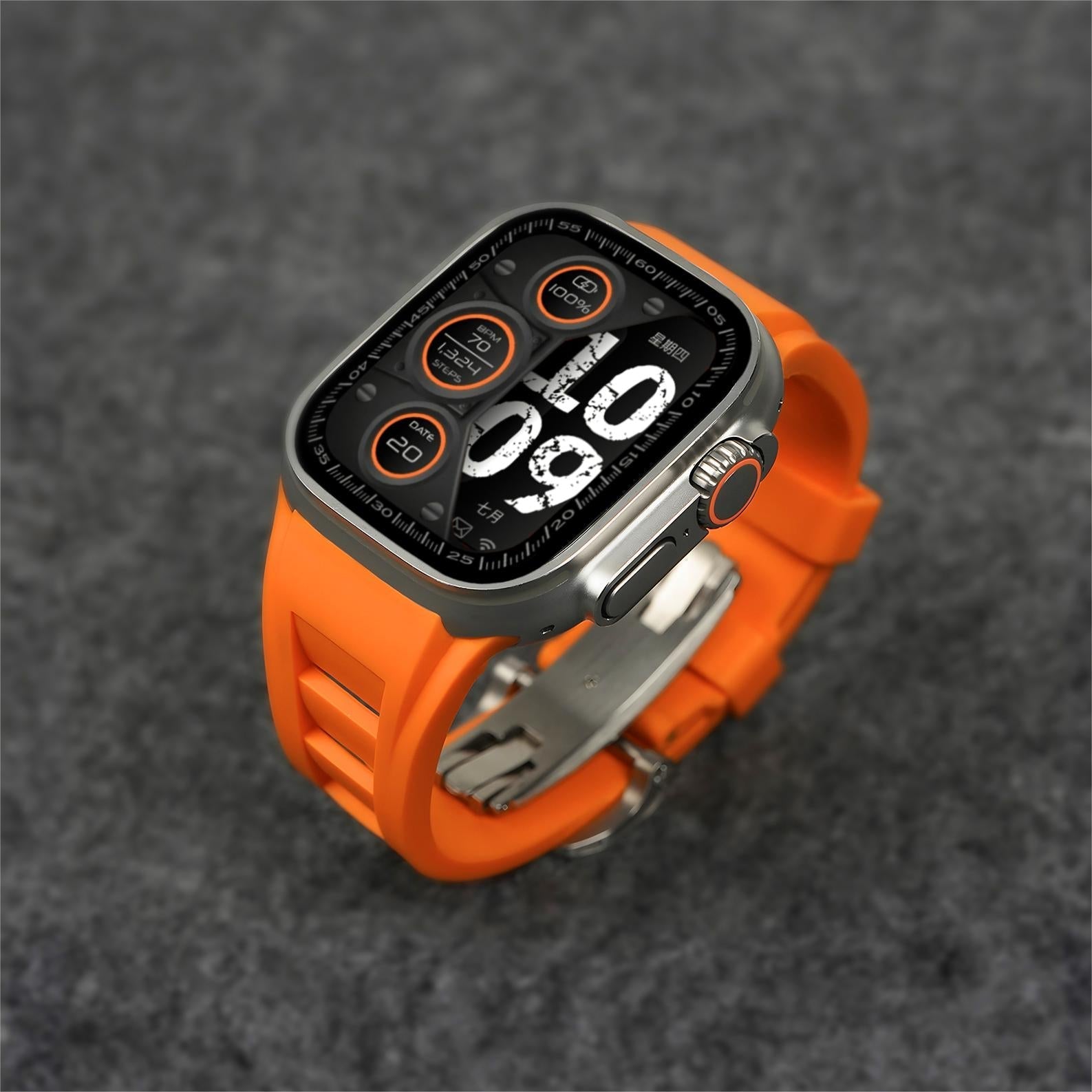 Řemínek Zephra Sport FKM pro Apple Watch | Lersk