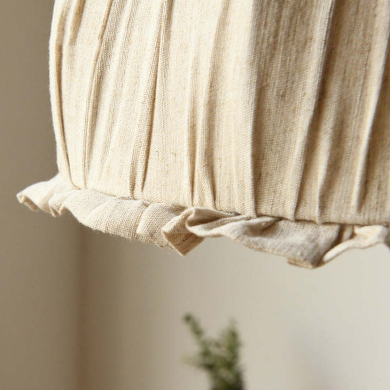 Lampada a sospensione Nordia in lino per interni in stile scandinavo | Lersk