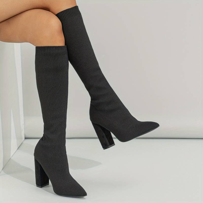 NovaStride Comfort Sock Boots With Plush Heels For All Day | Lersk