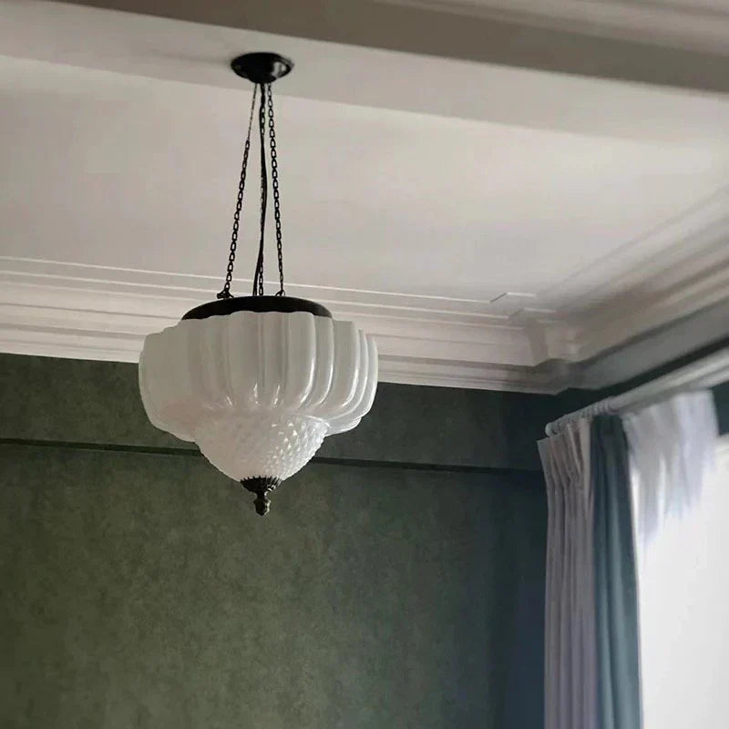 Modern white minimalist pendant light | Lersk