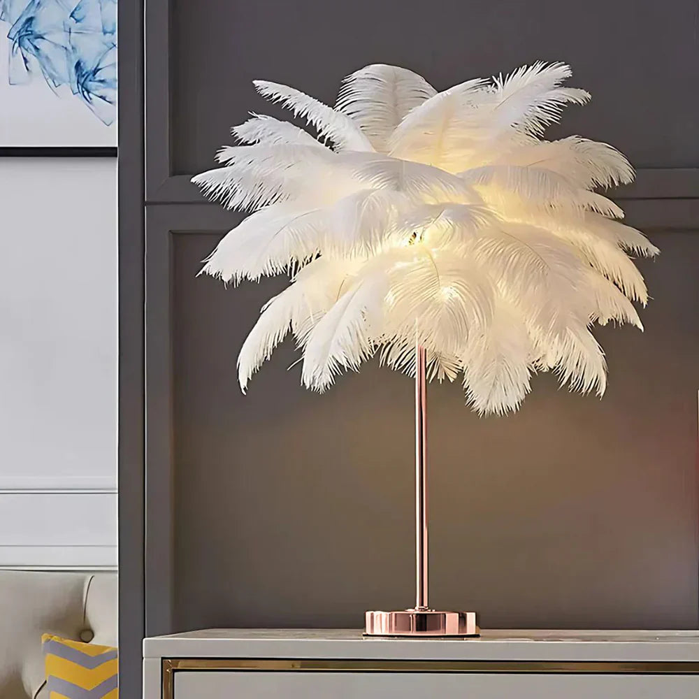 FeatherLuxe Glow lampa | Měkké ambientní světlo do obývacích pokojů | Lersk