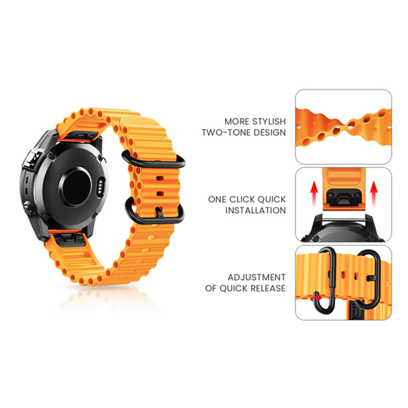 Řemínek Marina pro hodinky Garmin 22mm/26mm | Lersk