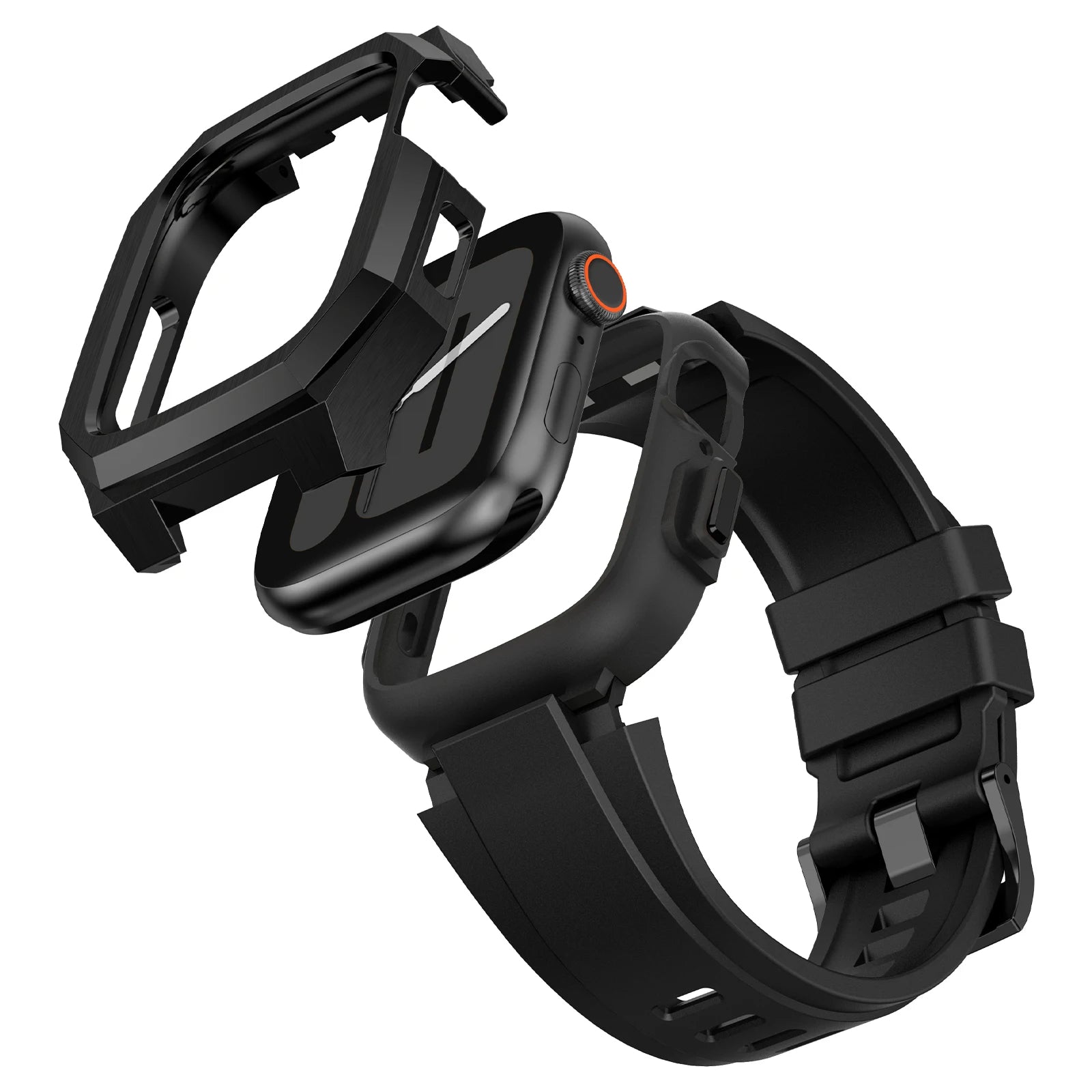 Rivelle Stainless Steel Case With Rubber Band for Apple Watch | Lersk