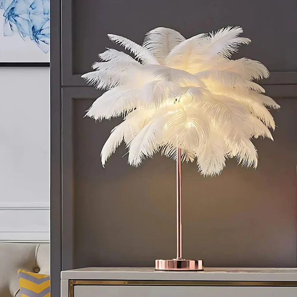 Aurora Feather Lamp Ambientní Měkké Světlo pro Milovníky Domácí Dekorace | Lersk