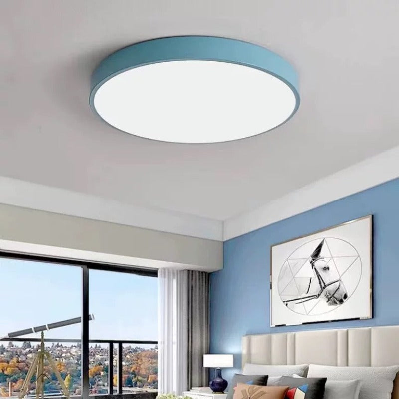 Stropní lampa Morandi LED Elegantní růžovošedá do obývacího pokoje | Lersk