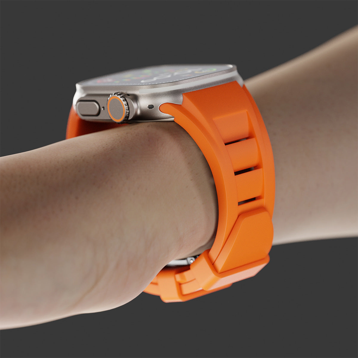 Orvella Sport Fluorine Rubber Smartwatch Band | Lersk