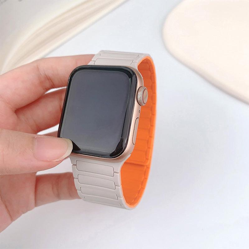 Magnetický silikonový řemínek s poutkem pro Apple Watch | Lersk