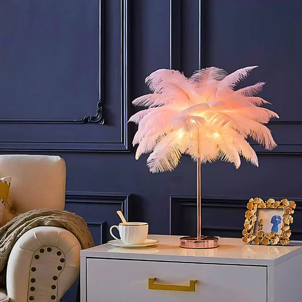 FeatherLuxe Glow lampa | Měkké ambientní světlo do obývacích pokojů | Lersk