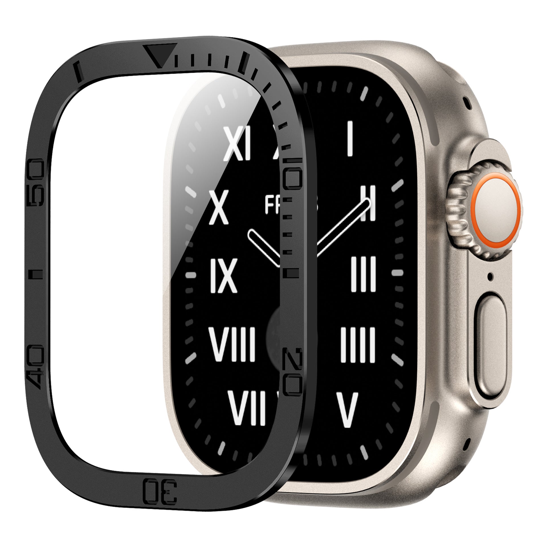 Vellon Full Coverage Tempered Glass Screen Protector for Apple Watch Ultra and Ultra 2 | Lersk