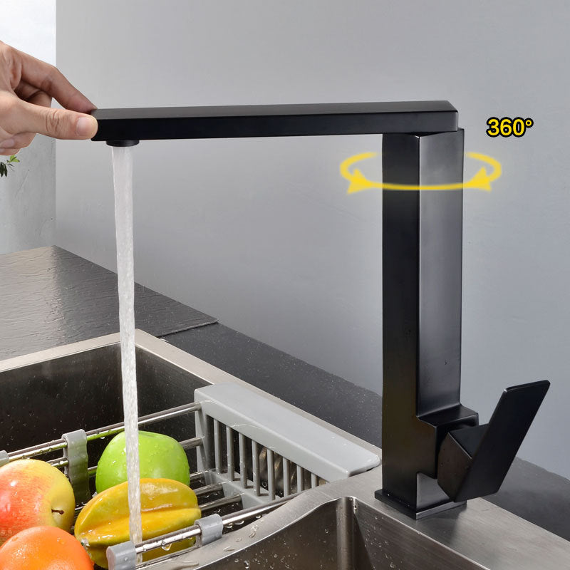 VeroFlow 360-Degree Stainless Steel Kitchen Mixer Faucet | Lersk