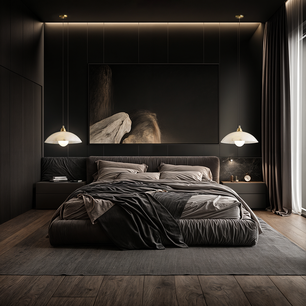Elara | Alabaster & Marble Hanging Lamps | Lersk