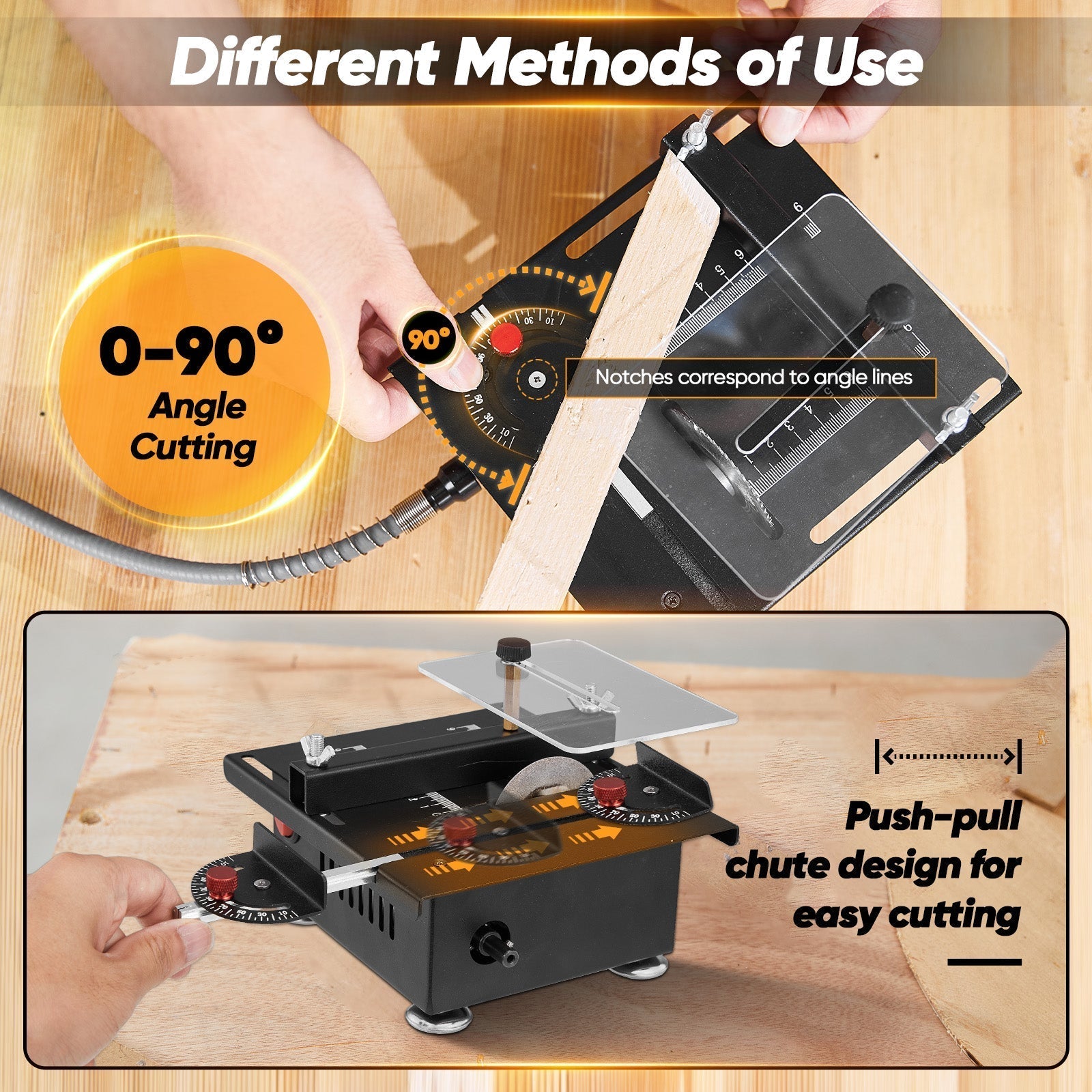 AxenPro Mini Multi-Function Table Saw For DIY Cutting | Lersk