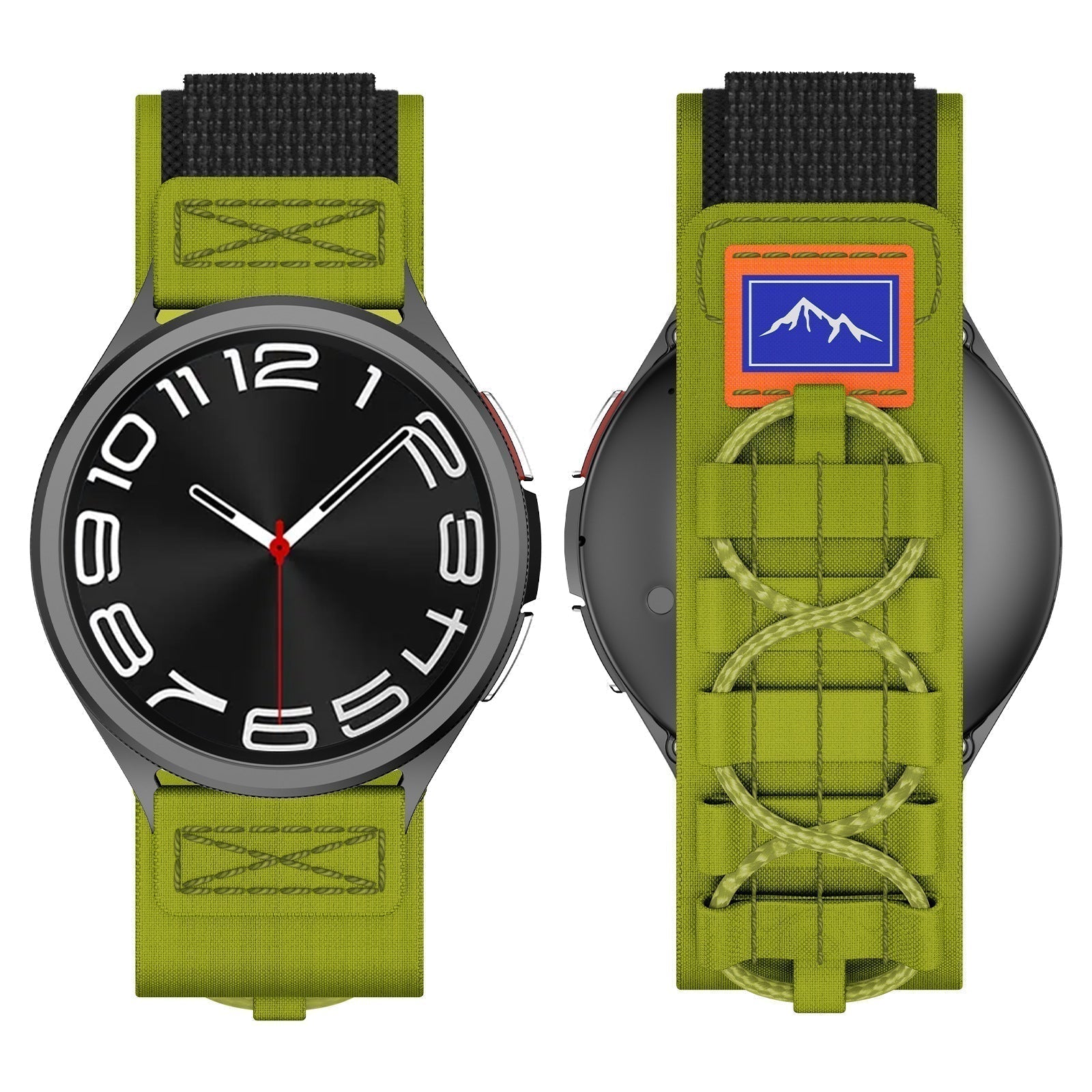 TrailGuard Outdoor-Taktik-Nylonarmband kompatibel mit Samsung Galaxy Watch 4/5/6/7 | Lersk