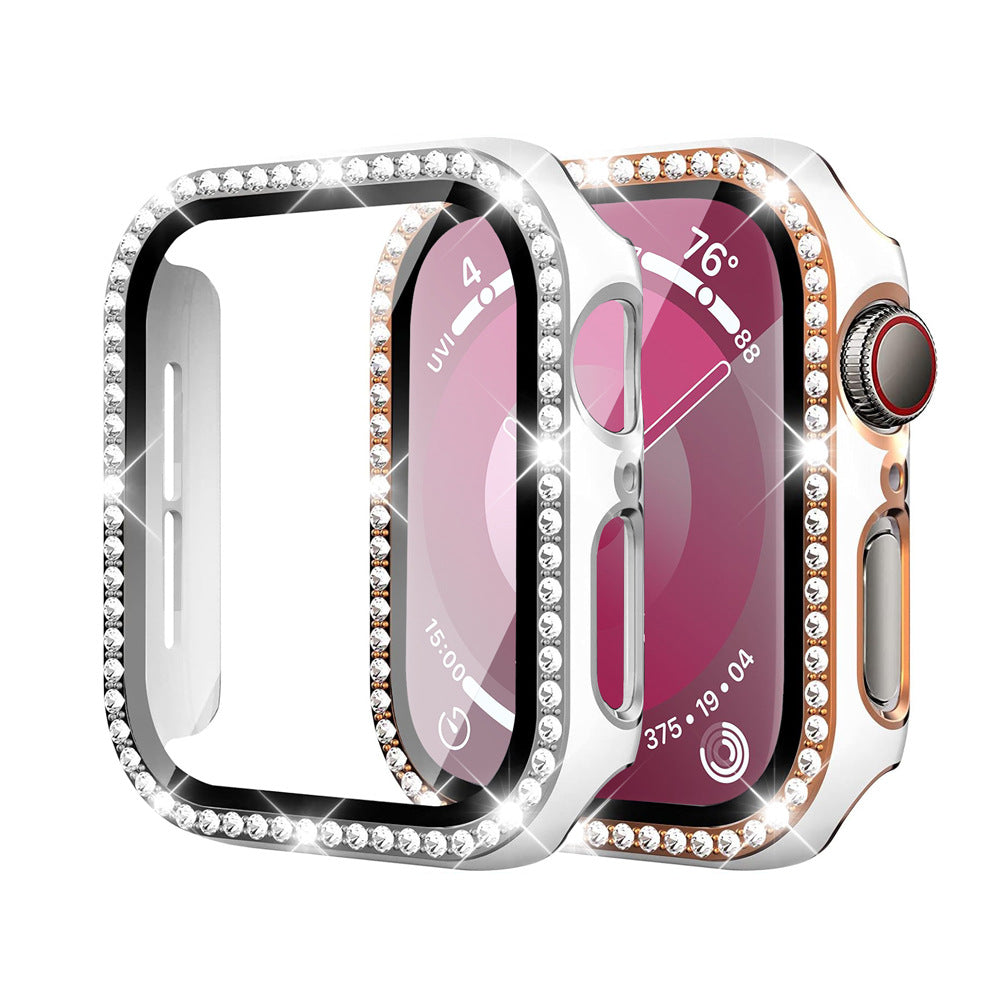 GlimmerGuard pouzdro z tvrzeného skla s kamínky pro Apple Watch | Lersk