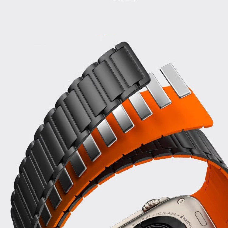 Magnetický silikonový řemínek s poutkem pro Apple Watch | Lersk